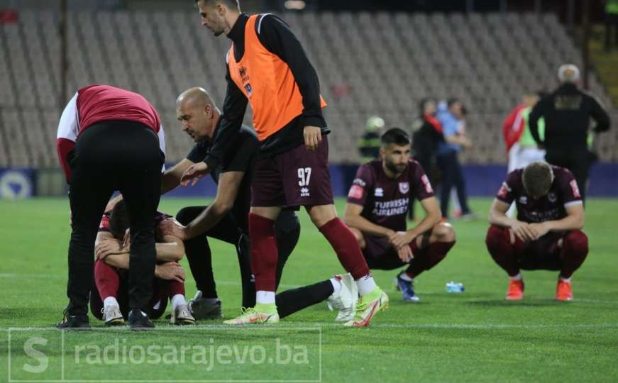 Fudbaleri Sarajeva nisu krili tugu: "Frustrirajuće je izgubiti na penale"